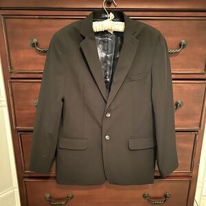 Dressy Professional Boys Black Blazer Izod size 18, Size 8